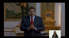 Nicolás Maduro en el Palacio de Miraflores