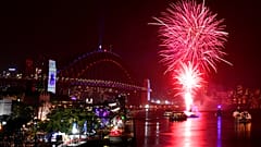 Feuerwerk über Sydney, Australien