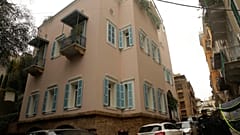 Home of former Nissan Chairman Carlos Ghosn on Tuesday, Dec. 31, 2019 in Beirut, Lebanon (AP Photo/Maya Alleruzzo)     