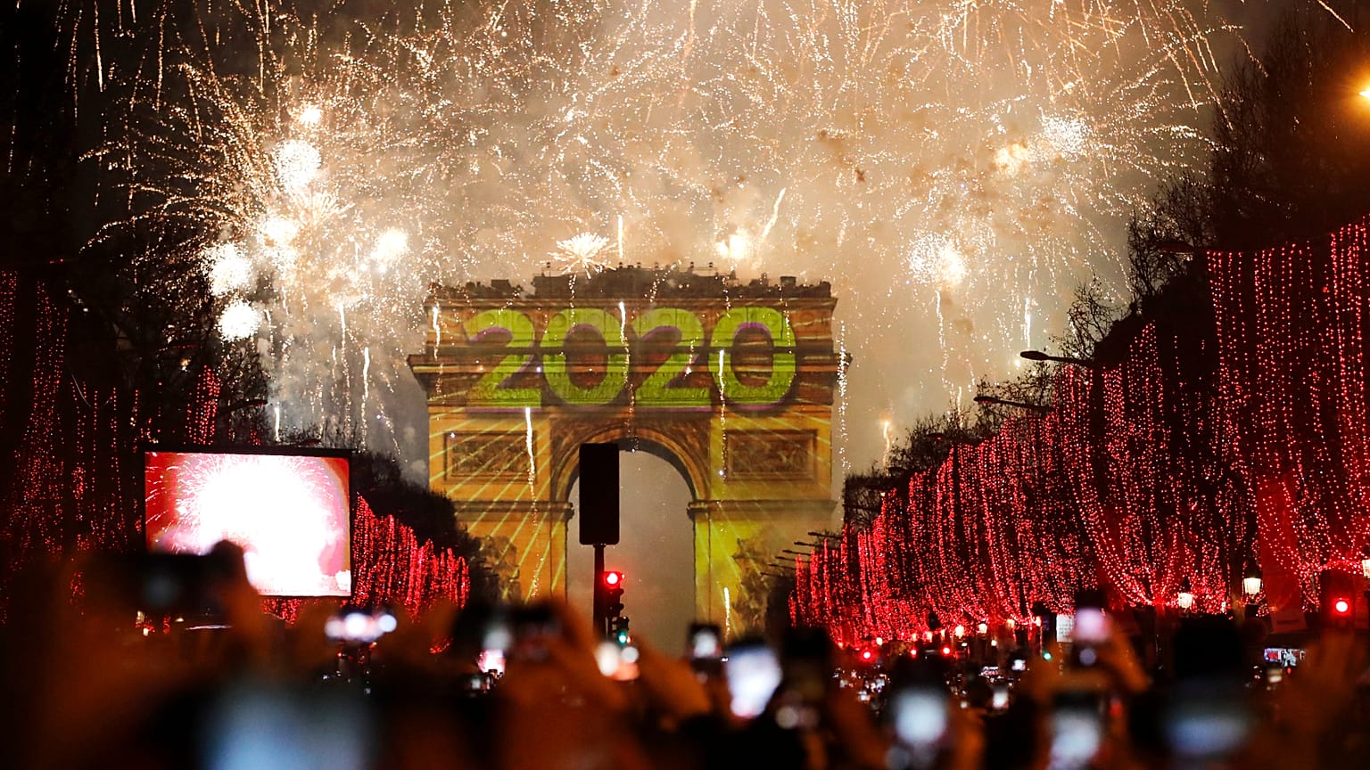 París celebra el Año Nuevo