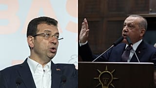 الرئيس التركي رجب طيب أردوغان وعمدة اسطنبول