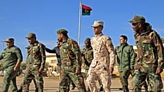 Libya'da Haftar'a bağlı askerler
