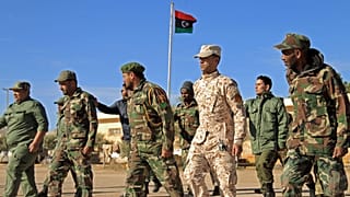 Libya'da Haftar'a bağlı askerler