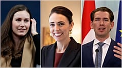 سيباستيان كورتز - جاسيندا أردين - سانا مارين