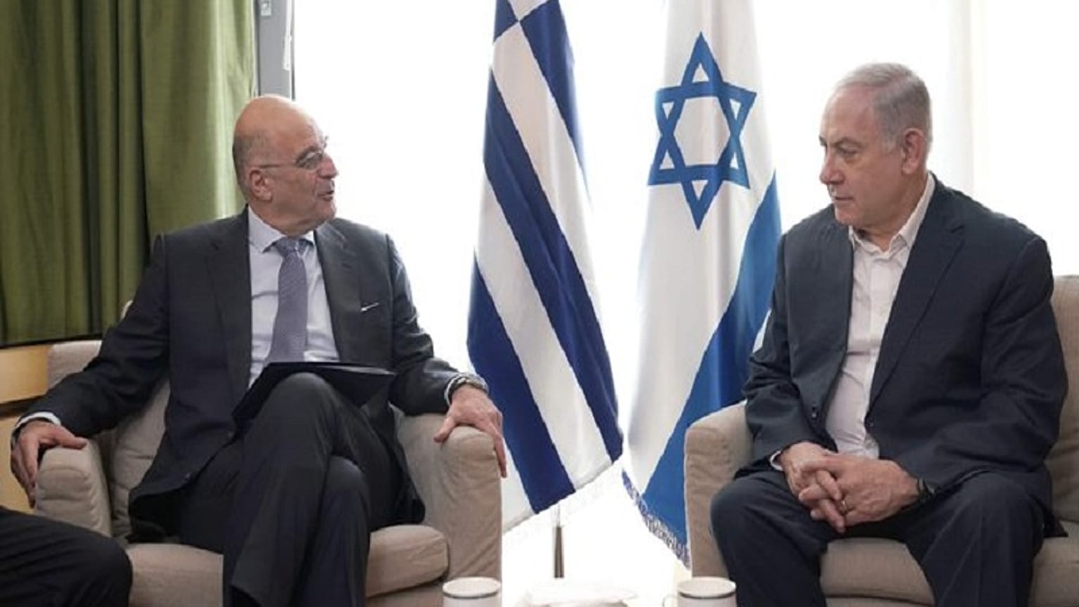 Νίκος Δένδιας και Μπένιαμιν Νετανιάχου