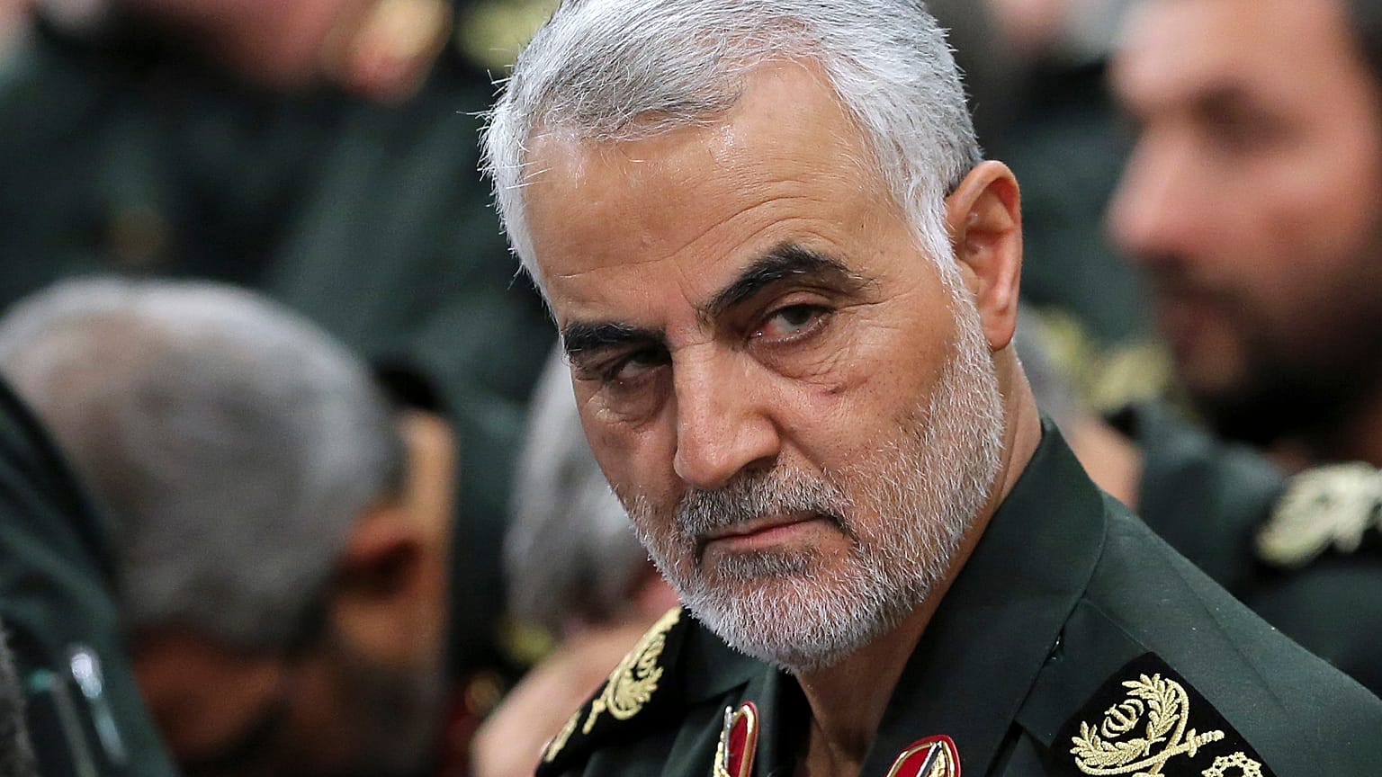 FILE- In this Sept. 18, 2016 phot Revolutionary Guard Gen. Qassem Soleimani