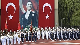 Milli Savunma Üniversitesine bağlı deniz, kara, hava harp okulları mezuniyet töreni
