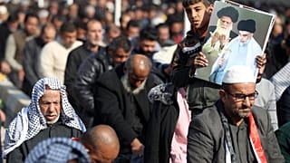 Thousands mourn Iranian general Qassem Soleimani at funeral in Baghdad
