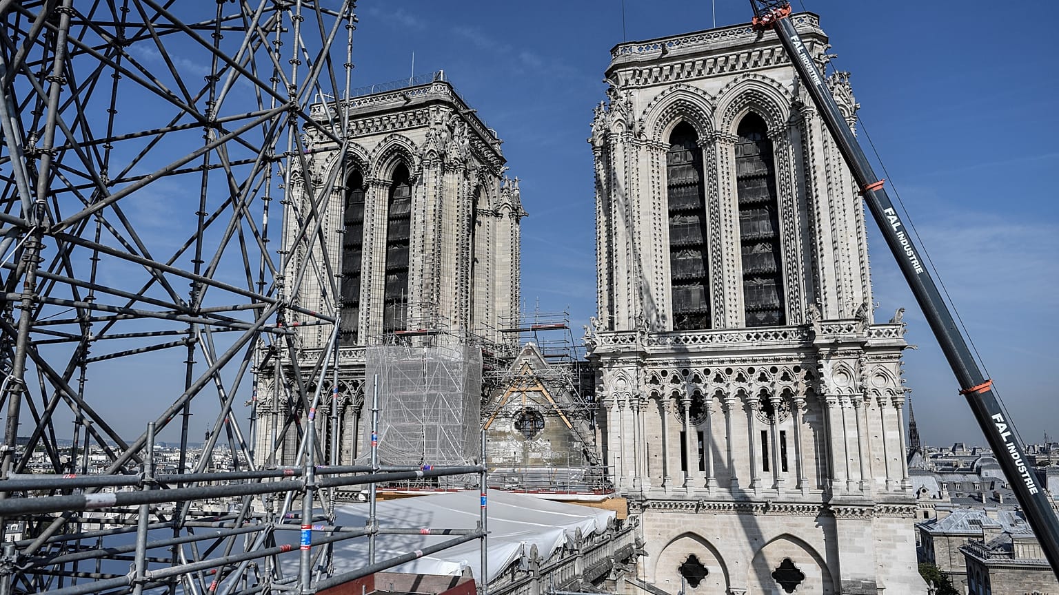 Notre Dame cathedral 'not saved yet' warns restoration chief