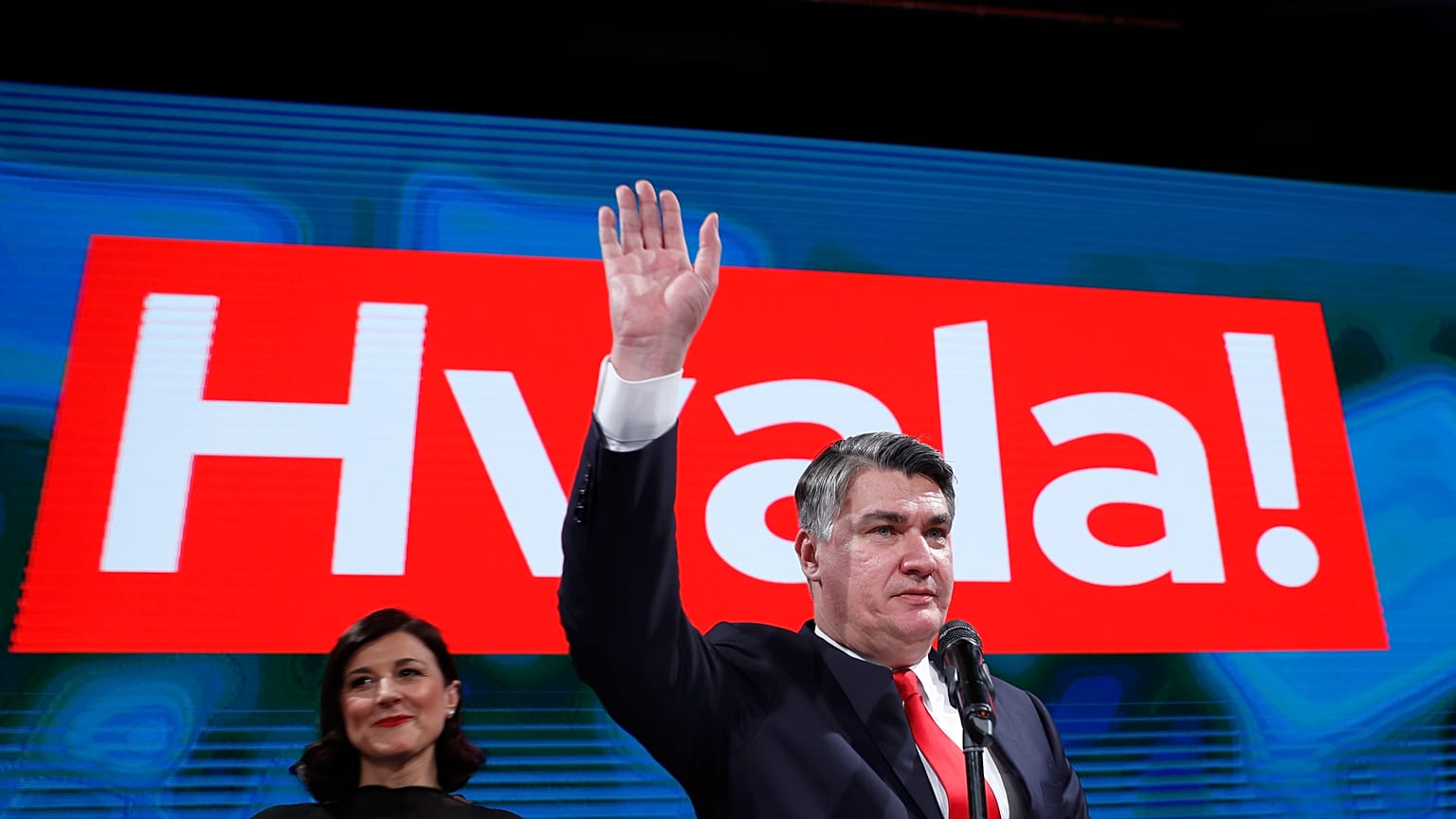 Zoran Milanović wird Kroatiens neuer Präsident