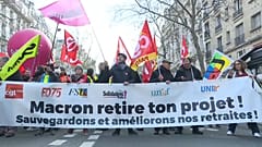 Manifestation à Paris, le 4 janvier 2020.