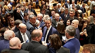 Ο πρωθυπουργός Κυριάκος Μητσοτάκης στο Τάρπον Σπρινγκς της Φλόριντα 