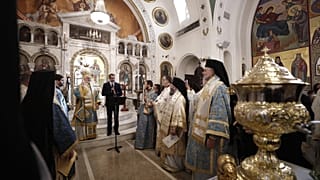 Στον εορτασμό Αγιασμού των Υδάτων στο Τάρπον Σπρινκς ο πρωθυπουργός Κυριάκος Μητσοτάκης 