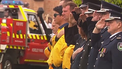 'A decent guy': Funeral of firefighter killed in Australian fires