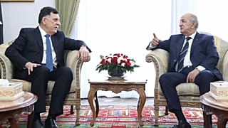 الرئيس الجزائري عبد المجيد تبون حكومة الوفاق الوطني الليبية فايز السراج