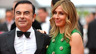 كارول غضن وزوجها كارلوس/ أرشيف