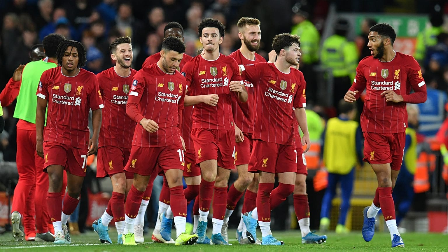 لاعبو فريق ليفربول