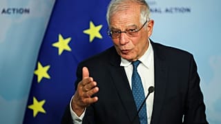 Joseph Borrell, chef de la diplomatie de l'Union européenne lors d'une conférence de presse sur la situation en Libye et en Iran, le 07 janvier
