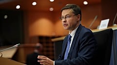 Le vice-président de la Commission européenne Valdis Dombrovskis