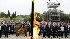 Der israelische Ministerpräsident Netanjahu hält eine Rede am Denkmal Yad Vashem in Jerusalem, Mai 2019 