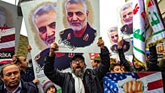 Kasım Süleymani'nin ölümü İstanbul'da protesto edildi 