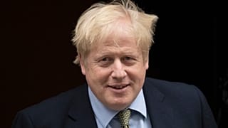 British Prime Minister Boris Johnson leaves 10 Downing Street in London, to attend Prime Minister's Questions at the Houses of Parliament, Wednesday, Jan. 8, 2020. 