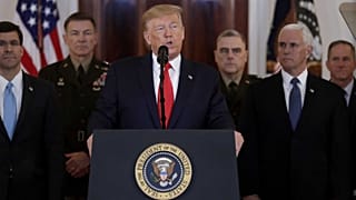 Donald Trump à la Maison Blanche, le 8 janvier 2020