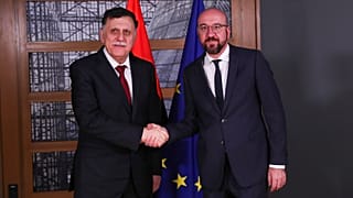 Libya UMH Başkanı Fayiz Serrac / AB Komisyonu Başkanı Charles Michel