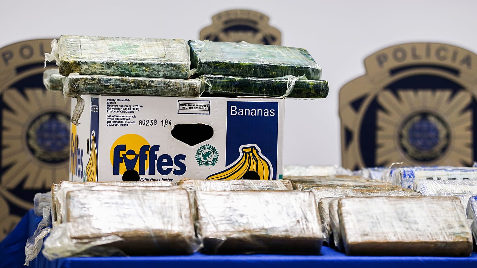 Polícia Judiciária apreende 825 quilos de cocaína