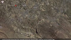 Localisation de la zone du crash du Boeing d'Ukraine International Airlines en Iran.