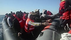 В Средиземном море спасли мигрантов 