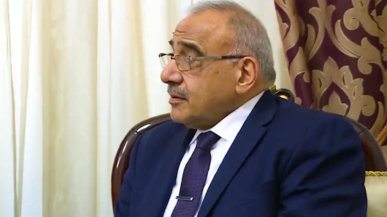 رئيس الوزراء العراقي المستقيل عادل عبد المهدي