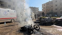  مقتل 18 مدنياً في قصف جوي لقوات النظام السوري في محافظة إدلب 