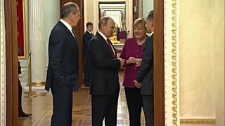 Putin und Merkel: "Wir wollen politische Lösung für Libyen"
