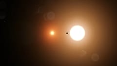 Planet mit zwei Sonnen