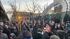 Διαδήλωση στην Τεχεράνη για την κατάρριψη του ουκρανικού Boeing