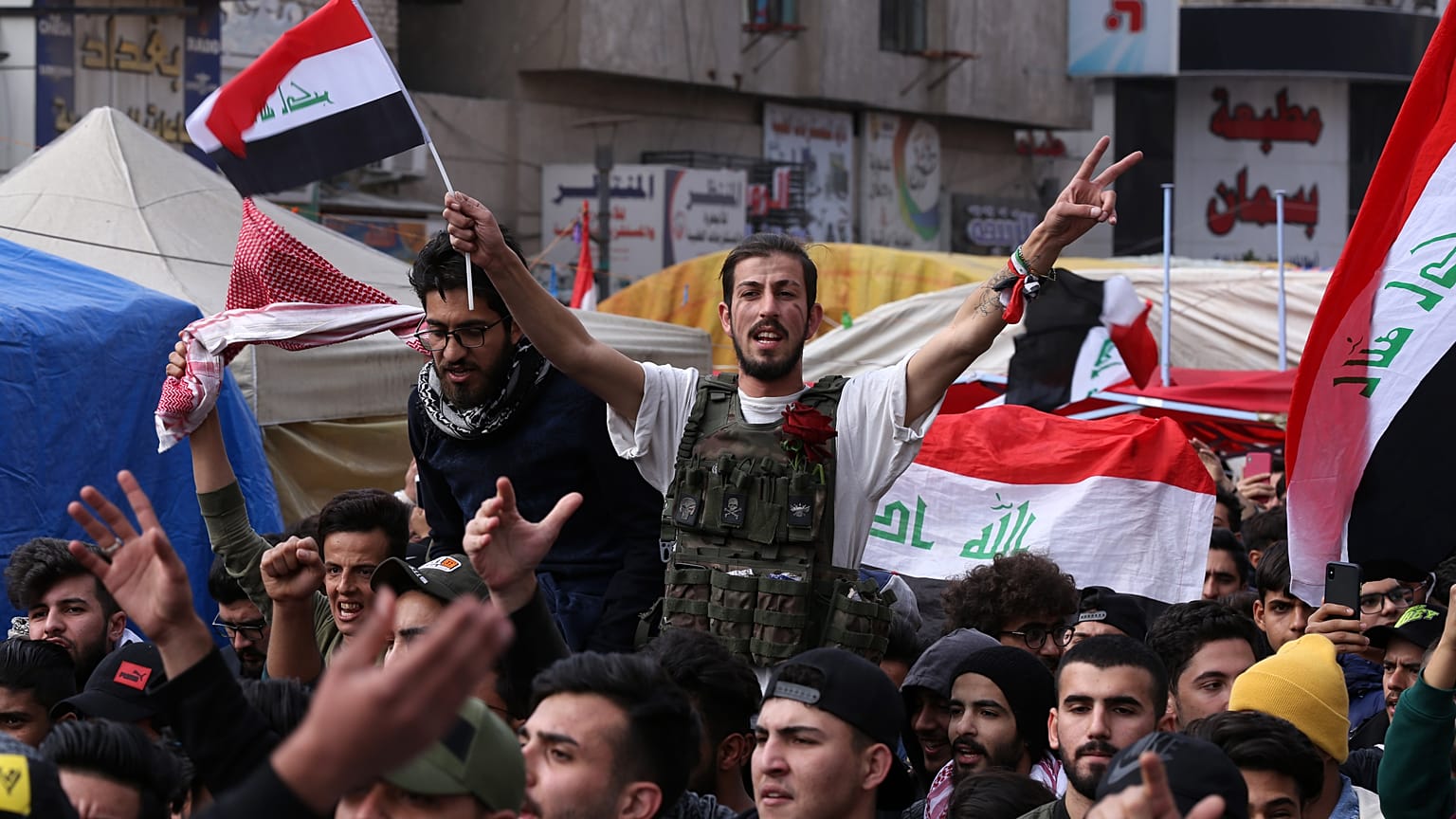 Irak'ta hükümet karşıtı gösteriler sürüyor