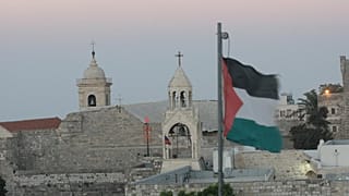 İşgal altındaki Batı Şeria'nın Beytüllahim kentinde yer alan Doğuş Kilisesi (Nativity Church) 