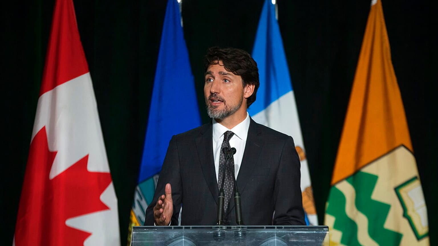 Kanada Başbakanı Justin Trudeau İran'ın düşürdüğü uçakta hayatını kaybedenleri anma töreninde konuştu