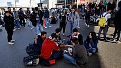 جانب من مظاهرات بيروت 14 يناير 2020