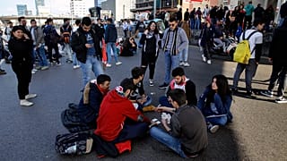 جانب من مظاهرات بيروت 14 يناير 2020