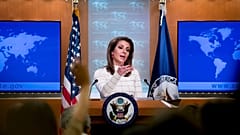 руководитель пресс- службы Госдепартамента США Морган Ортэгус