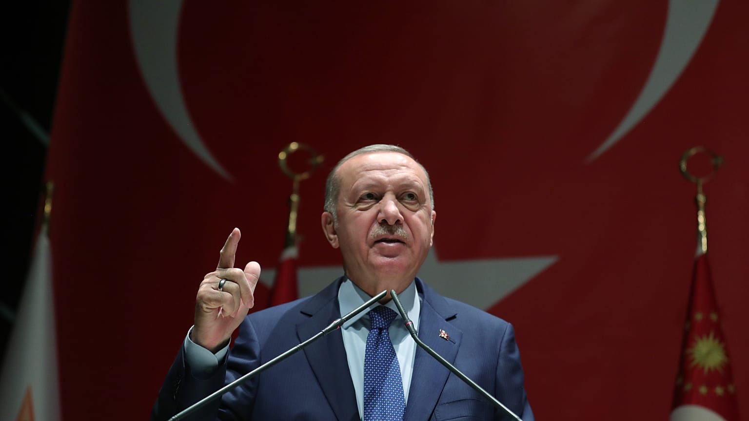 Türkiye Cumhurbaşkanı ve AK Parti Genel Başkanı Recep Tayyip Erdoğan