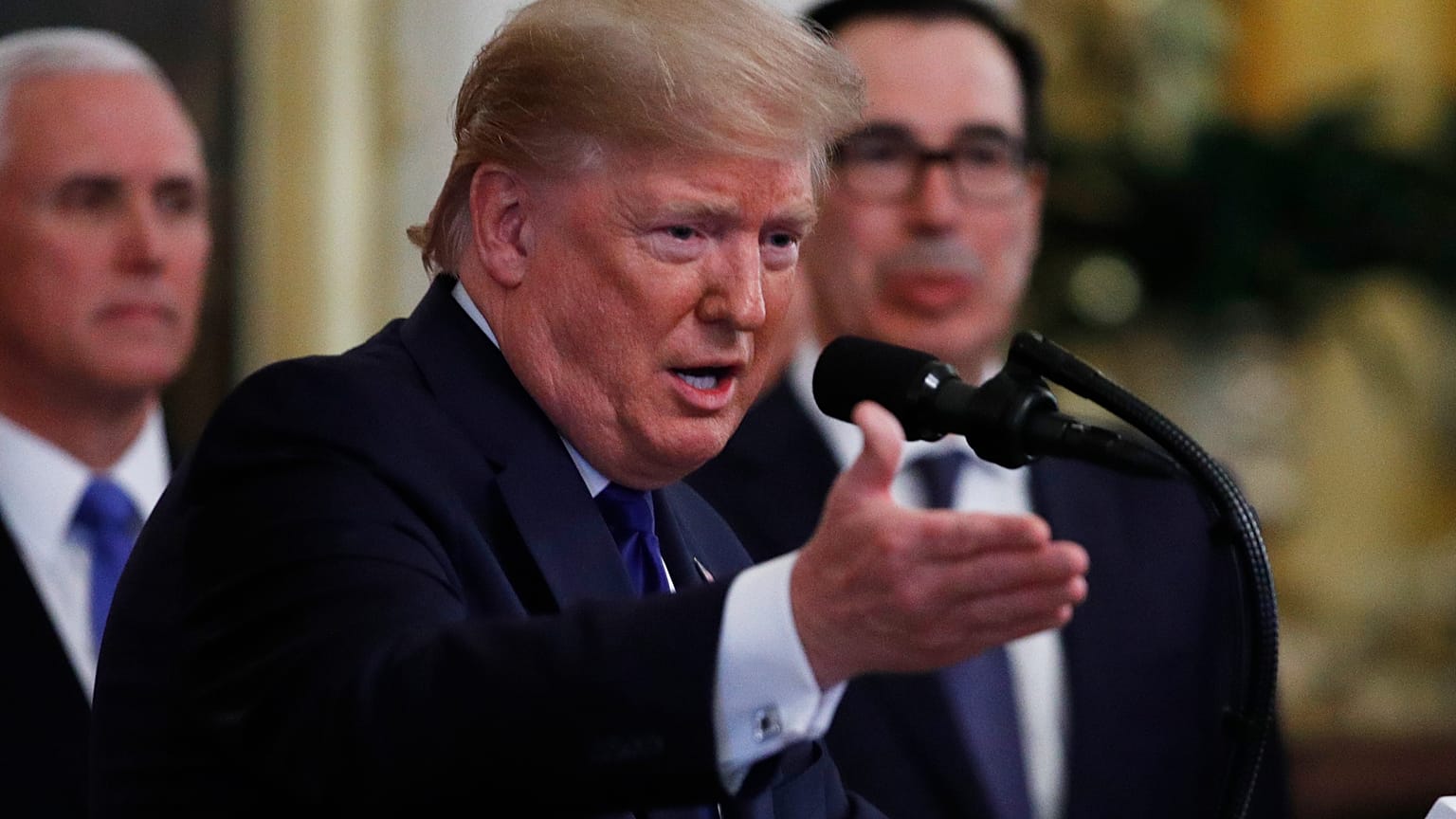 El presidente de Estados Unidos Donald Trump 