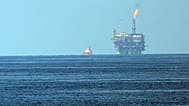 ILLUSZTRÁCIÓ - offshore olajterminál Líbia partjainál