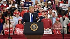ABD Başkanı Donald Trump, Wisconsin eyaletinde düzenlenen mitingde konuşma yaptı.