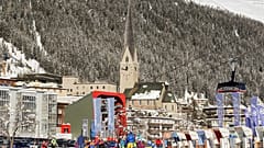 İsviçre’nin Davos kasabası