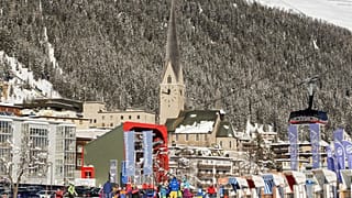 İsviçre’nin Davos kasabası
