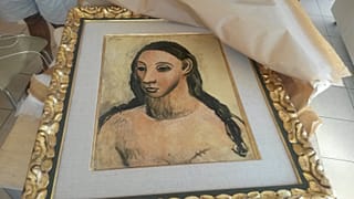 Picasso'nun  "Genç Bir Kadının Başı" adlı eseri