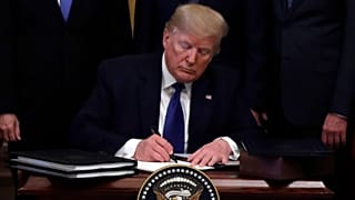 Donald Trump has been impeached over accusations he withheld aid to Ukraine